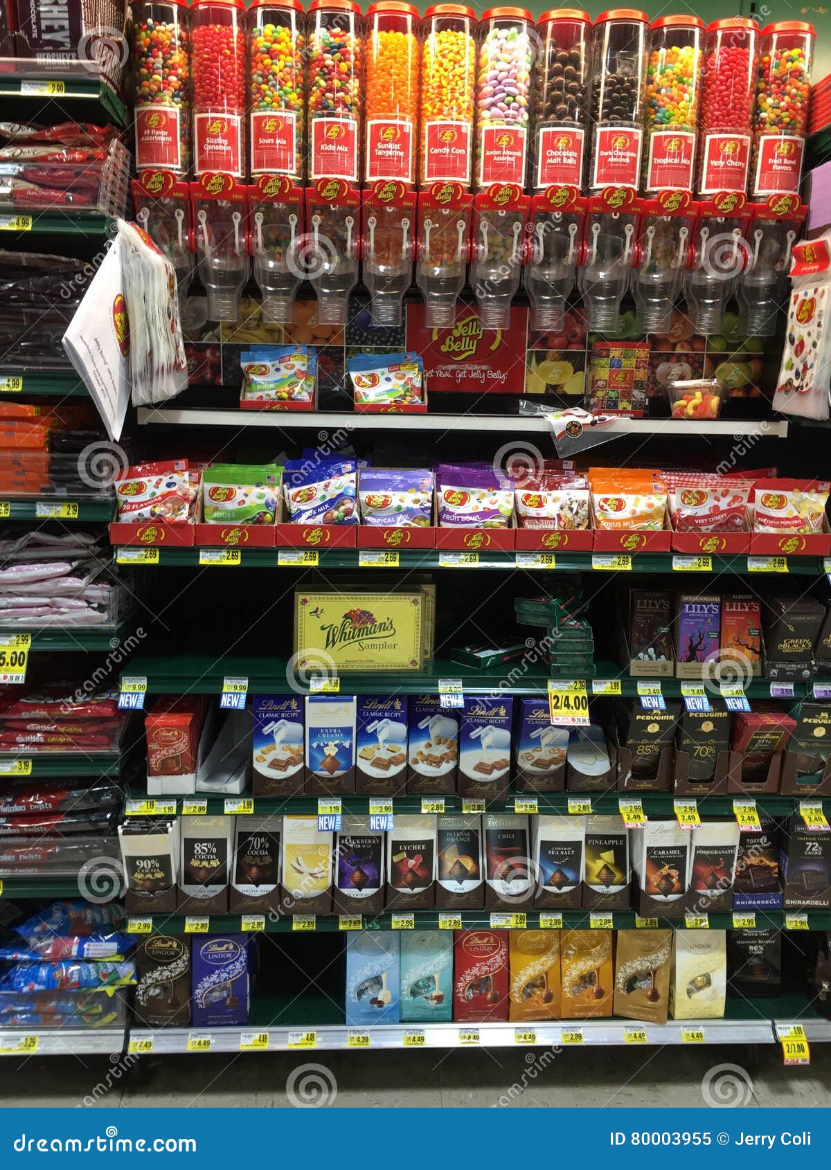 Candy Aisle of a Grocery Store Editorial Image Image of stacked