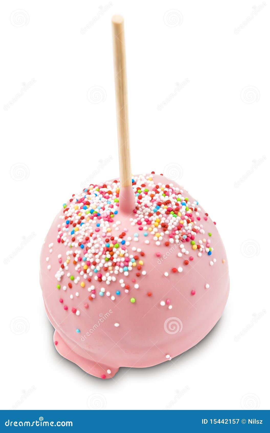 Candy apple from funfair stock image. Image of candied 15442157
