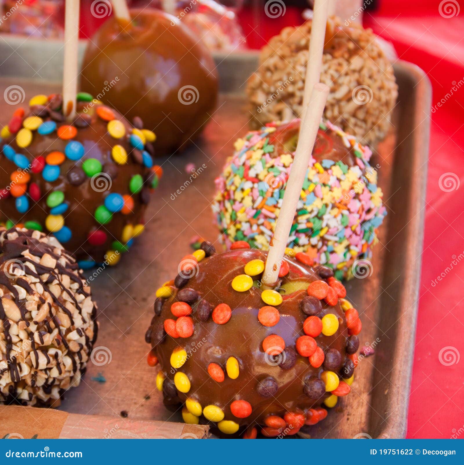 Candy Apples stock photo. Image of city, closeup, food 19751622