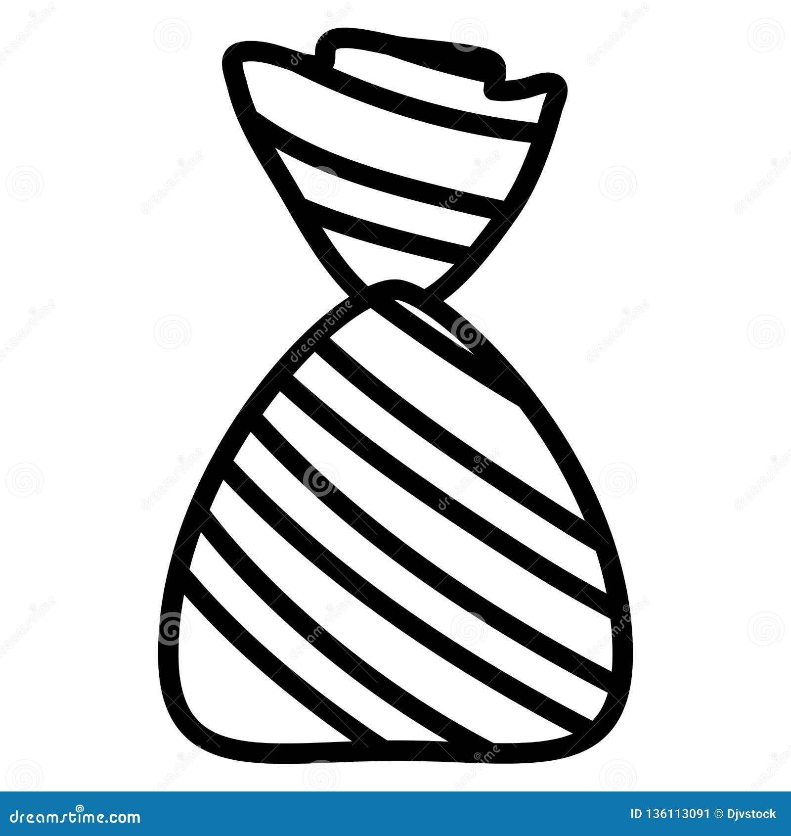 Candy bag design stock vector. Illustration of dessert 136113091