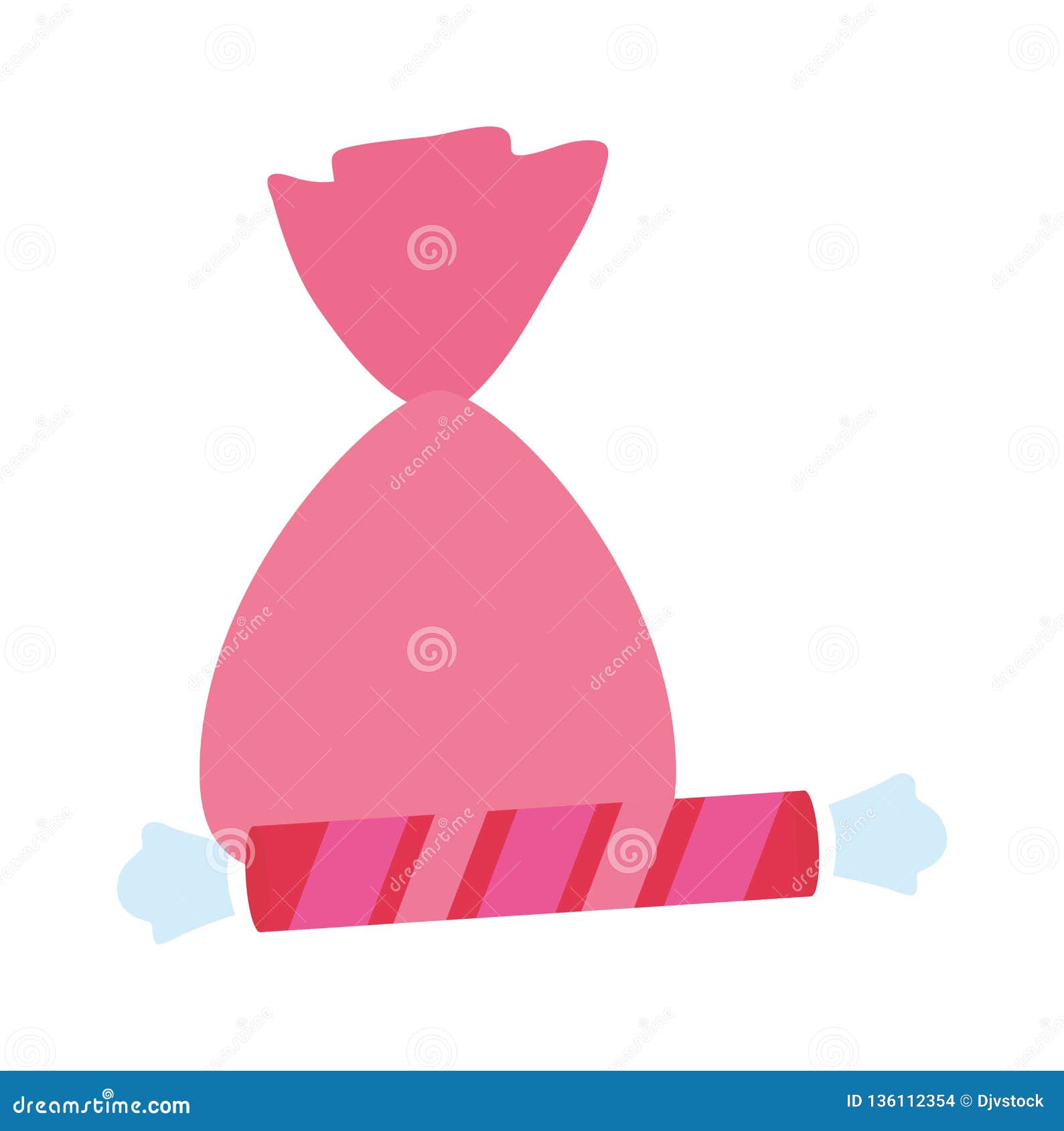 Candy bag design stock vector. Illustration of confectionery 136112354