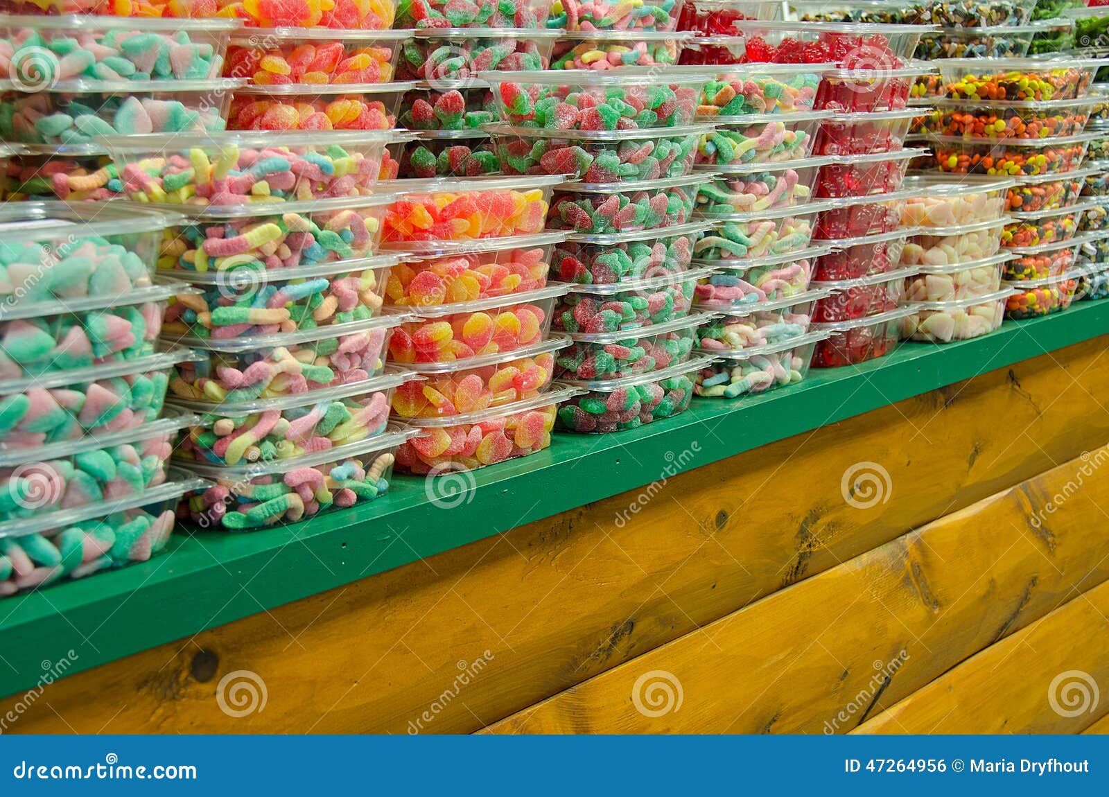 Candy boxes on store shelf stock photo. Image of edible 47264956