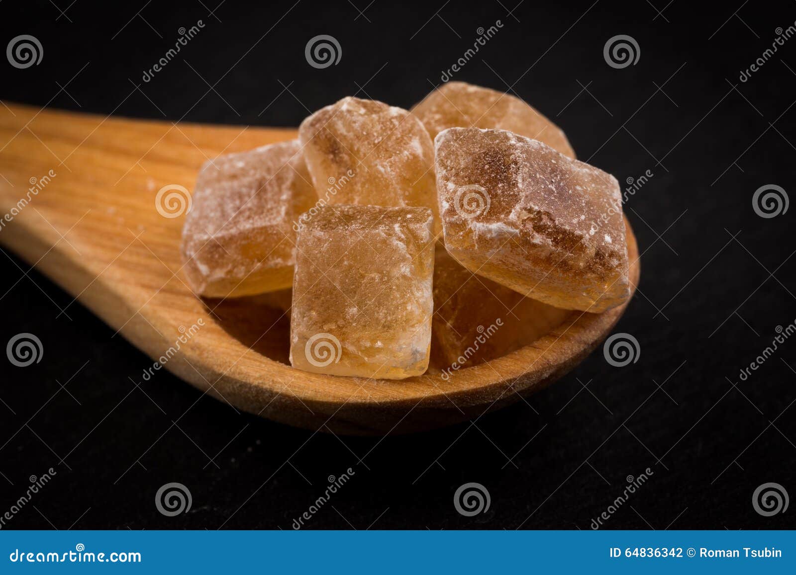 Candy brown sugar stock photo. Image of granulate, closeup 64836342