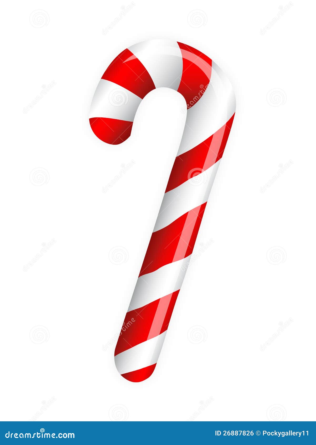 Candy cane stock vector. Illustration of bright, cute 26887826