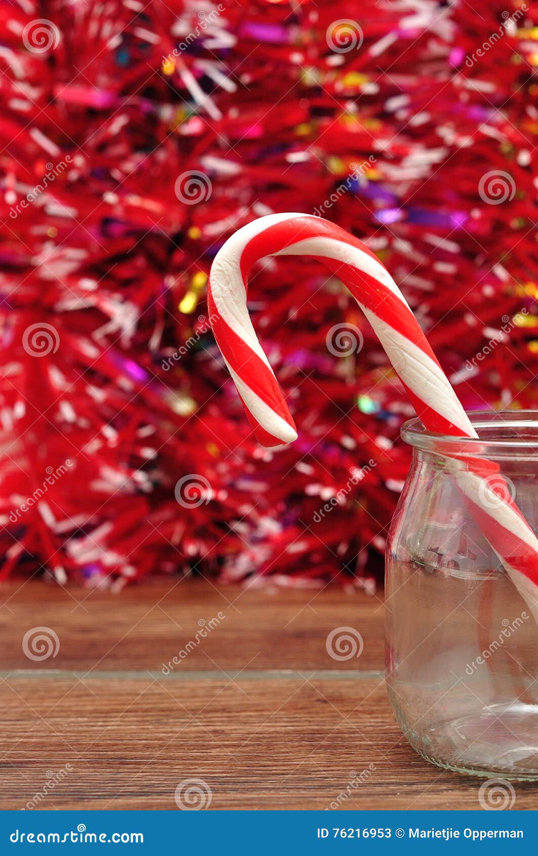 A candy cane in a jar stock image. Image of traditional 76216953