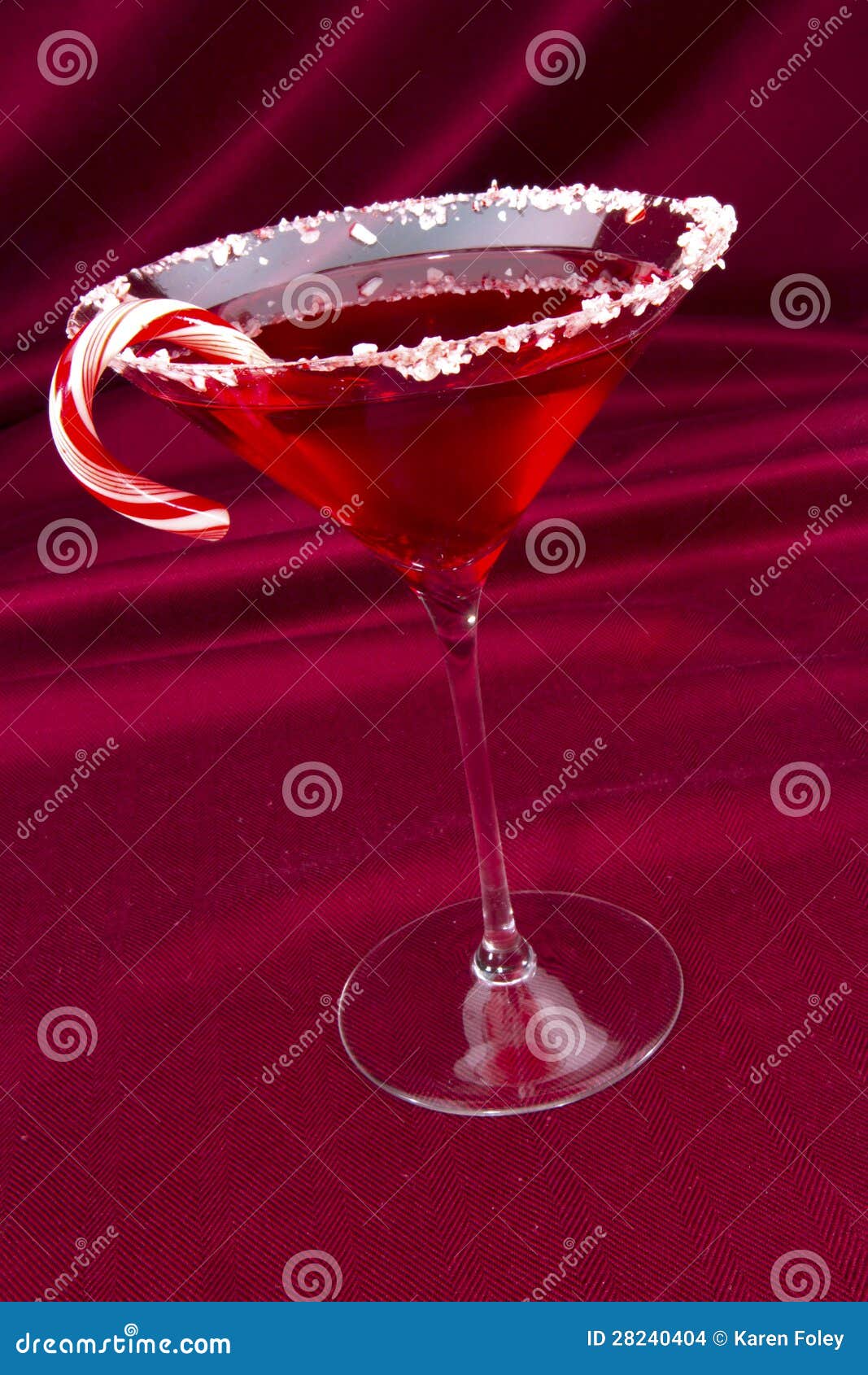 Candy Cane Martini stock photo. Image of drink, rimmed 28240404