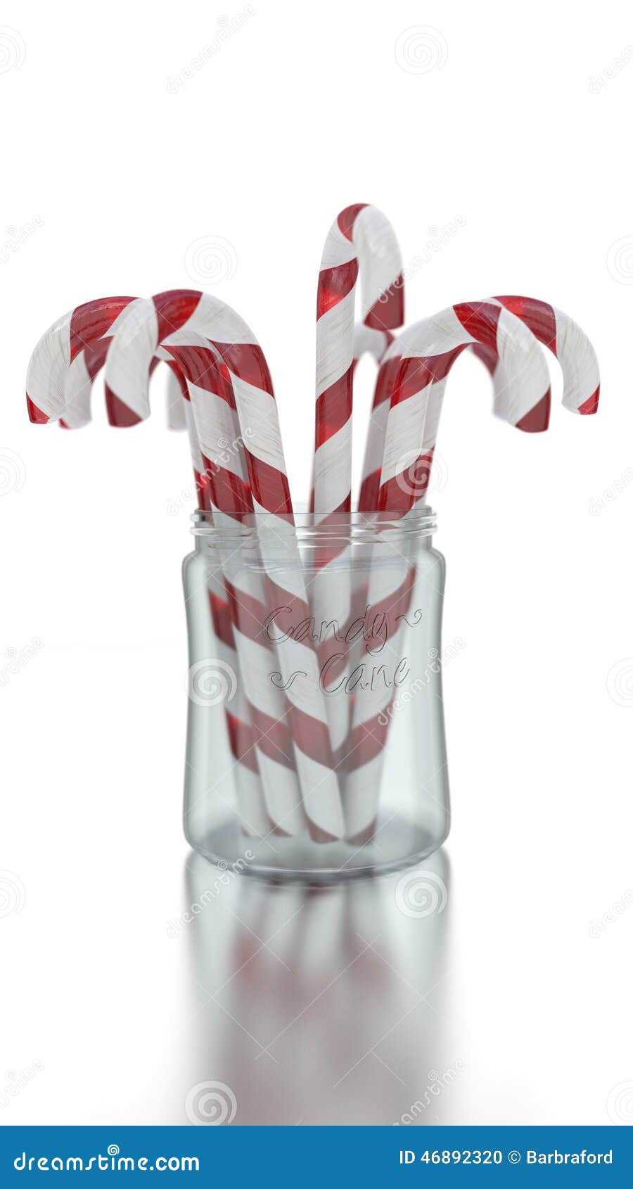 Candy Canes in jar stock photo. Image of decoration, sweet 46892320