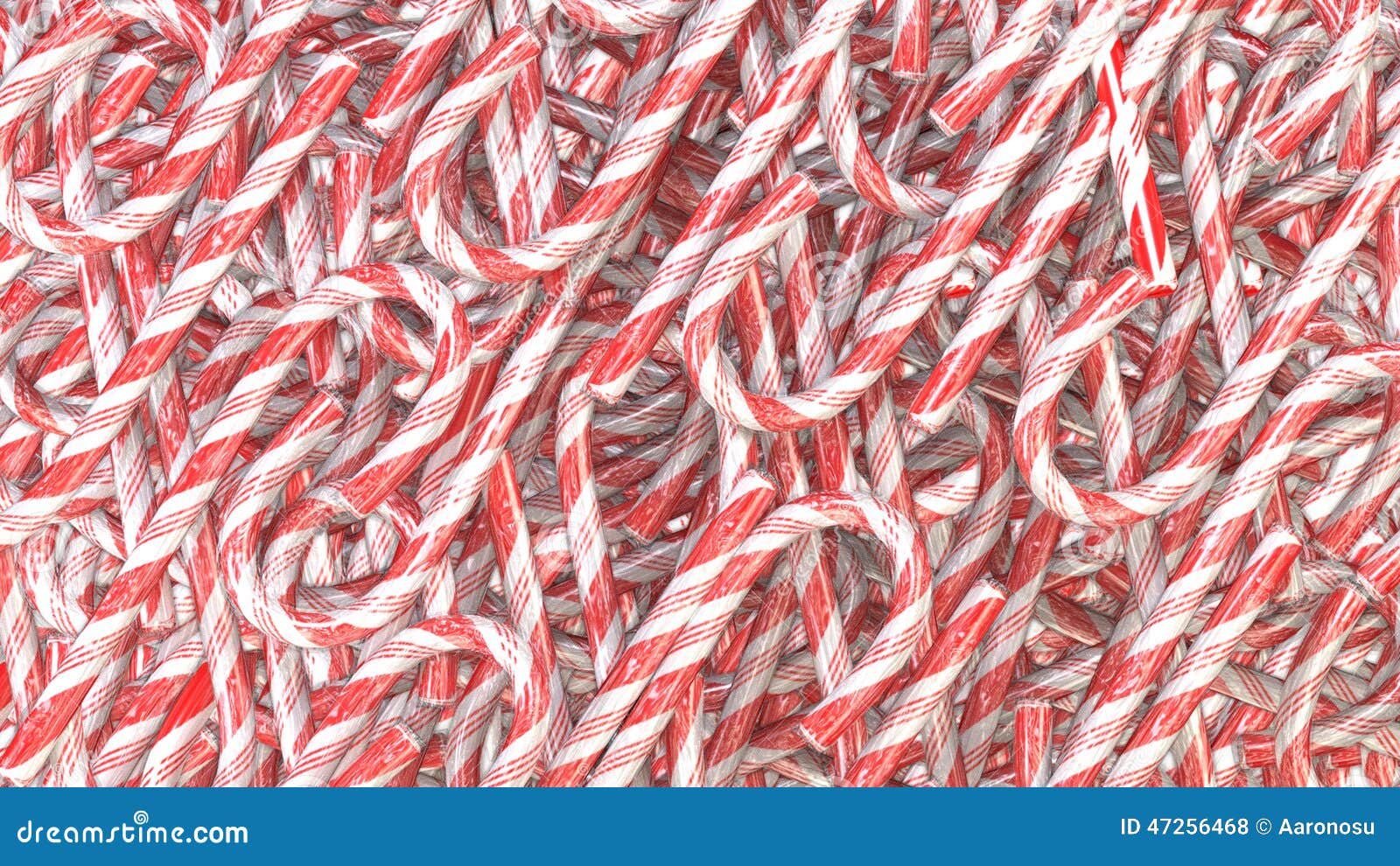 Candy Canes In A Pile Stock Photo 47256468