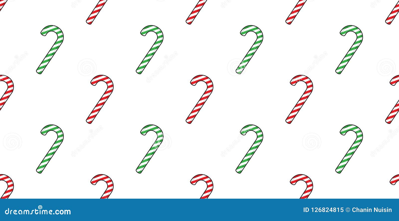 Candy Canes Seamless Pattern Christmas Lollipop Happy New Year Cartoon  Isolated Tile Background Wallpaper Stock Illustration - Illustration of  christmas, repeat: 126824815