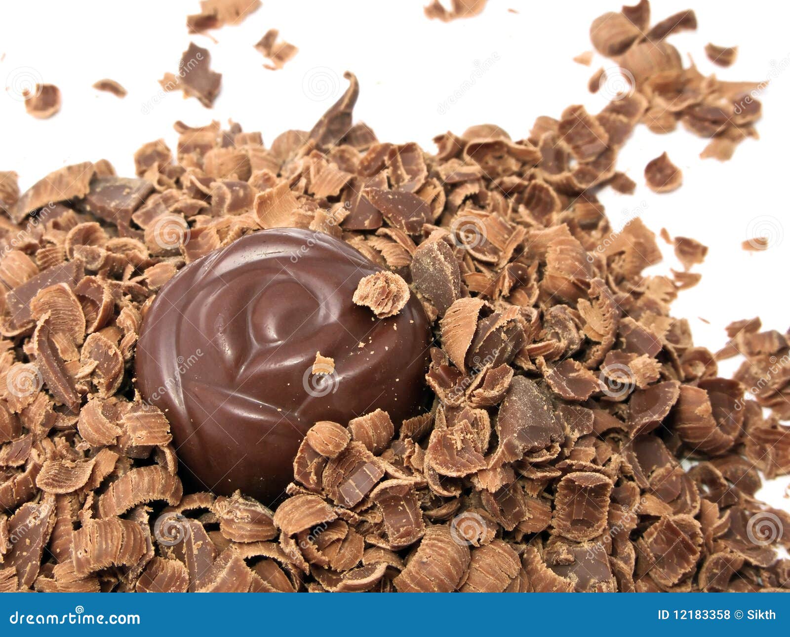 Candy in Chocolate Chips stock photo. Image of candy 12183358