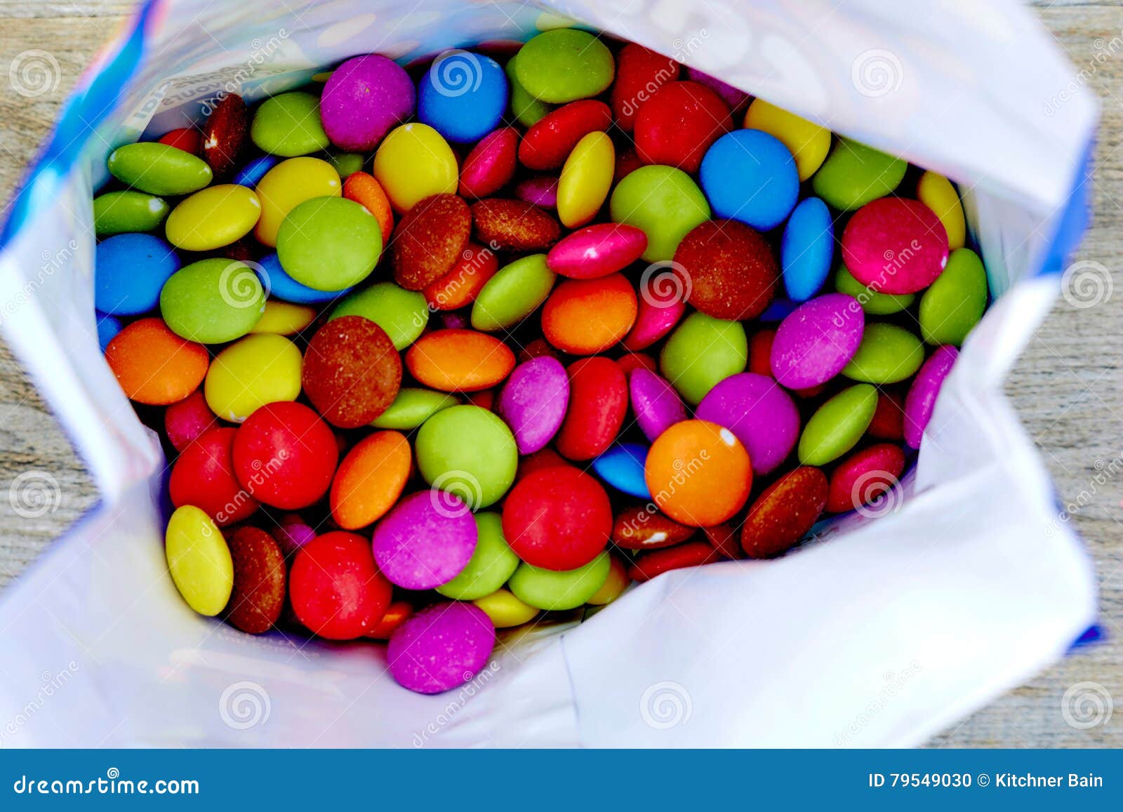 Candy Coated Chocolate stock photo. Image of confectionery 79549030