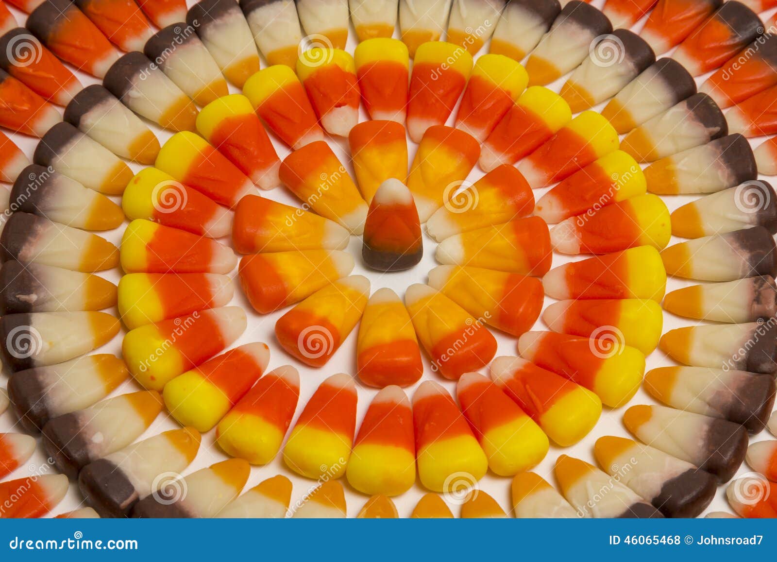Candy Corn Circles stock photo. Image of dessert, color 46065468