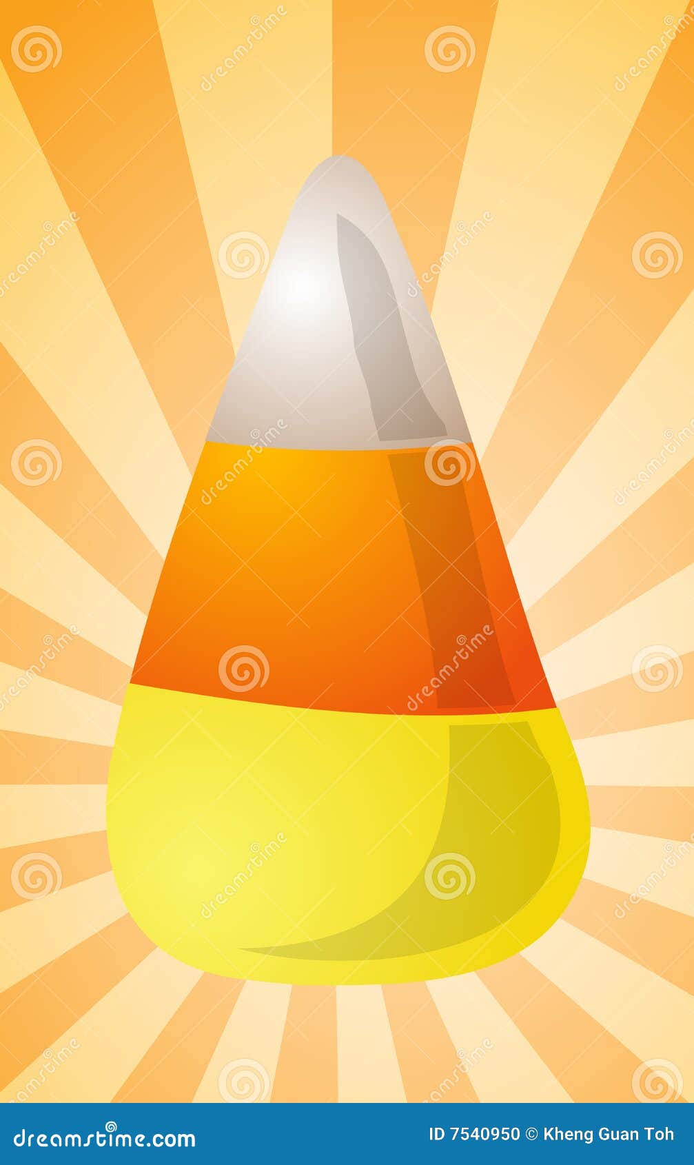 Candy corn illustration stock illustration. Illustration of goodies