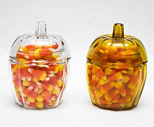 Candy Corn In Jar Stock Photo Image Of Food Shaped Colored 6655628