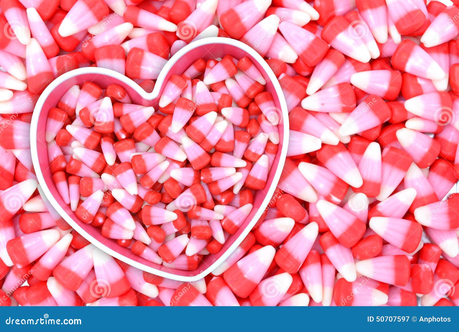 Candy corn stock image. Image of bowl, love, heart, valentine - 50707597