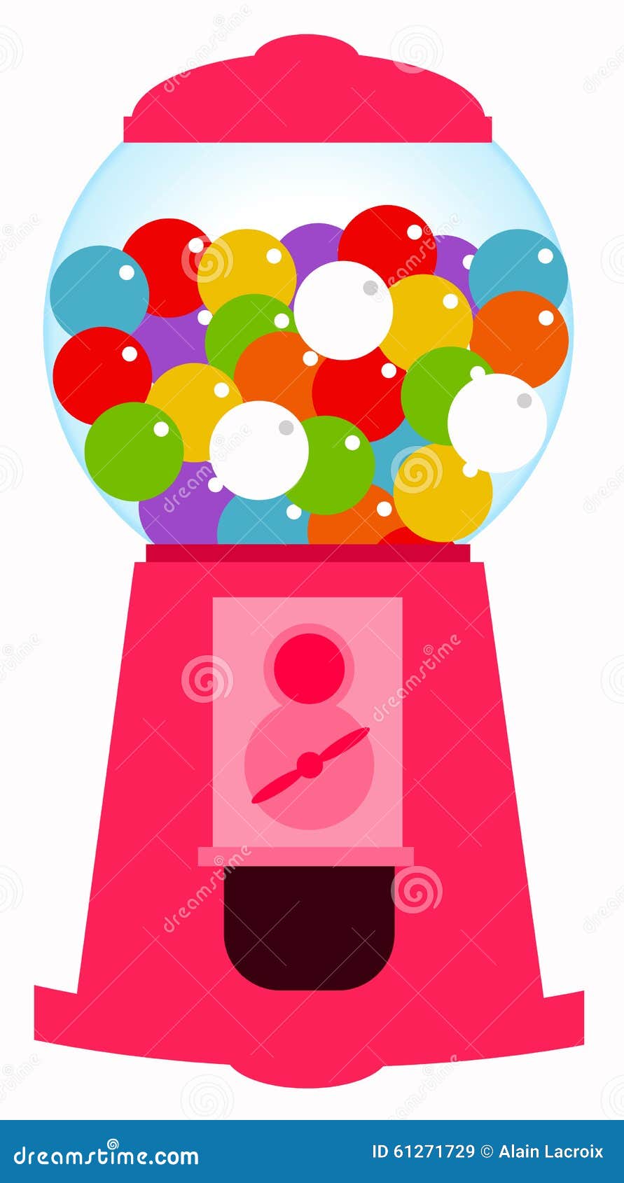 Candy dispenser stock illustration. Image of food, dispenser 61271729