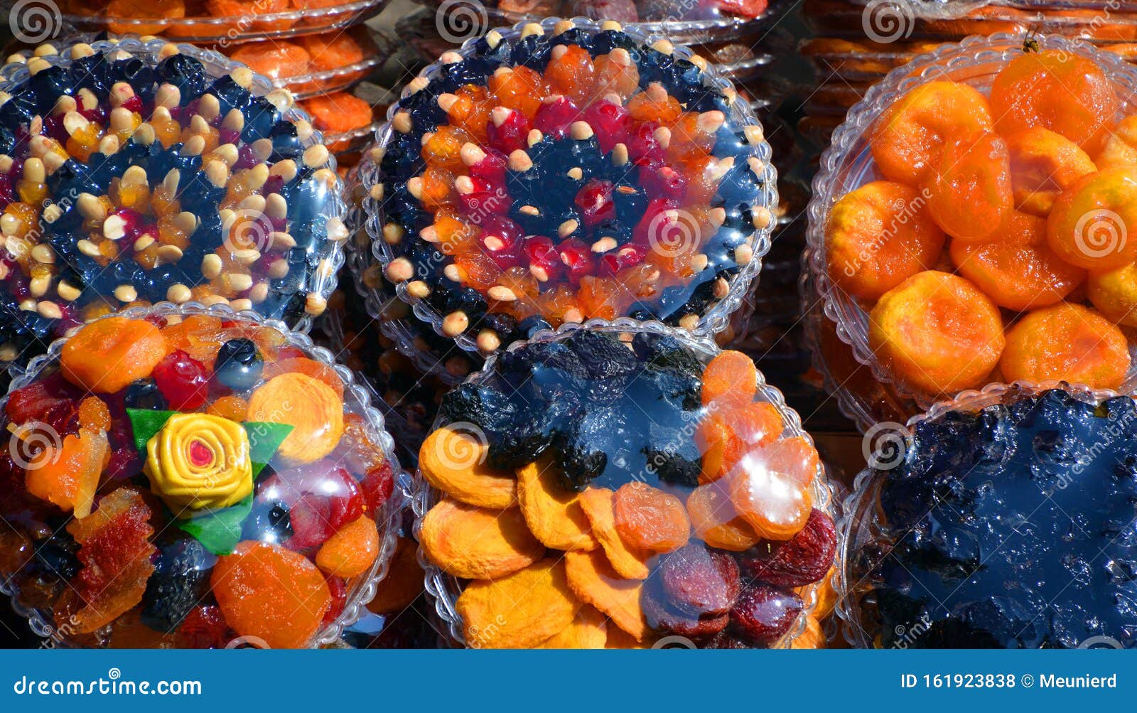 Candy and dried fruit stock photo. Image of fruits, assortment 161923838
