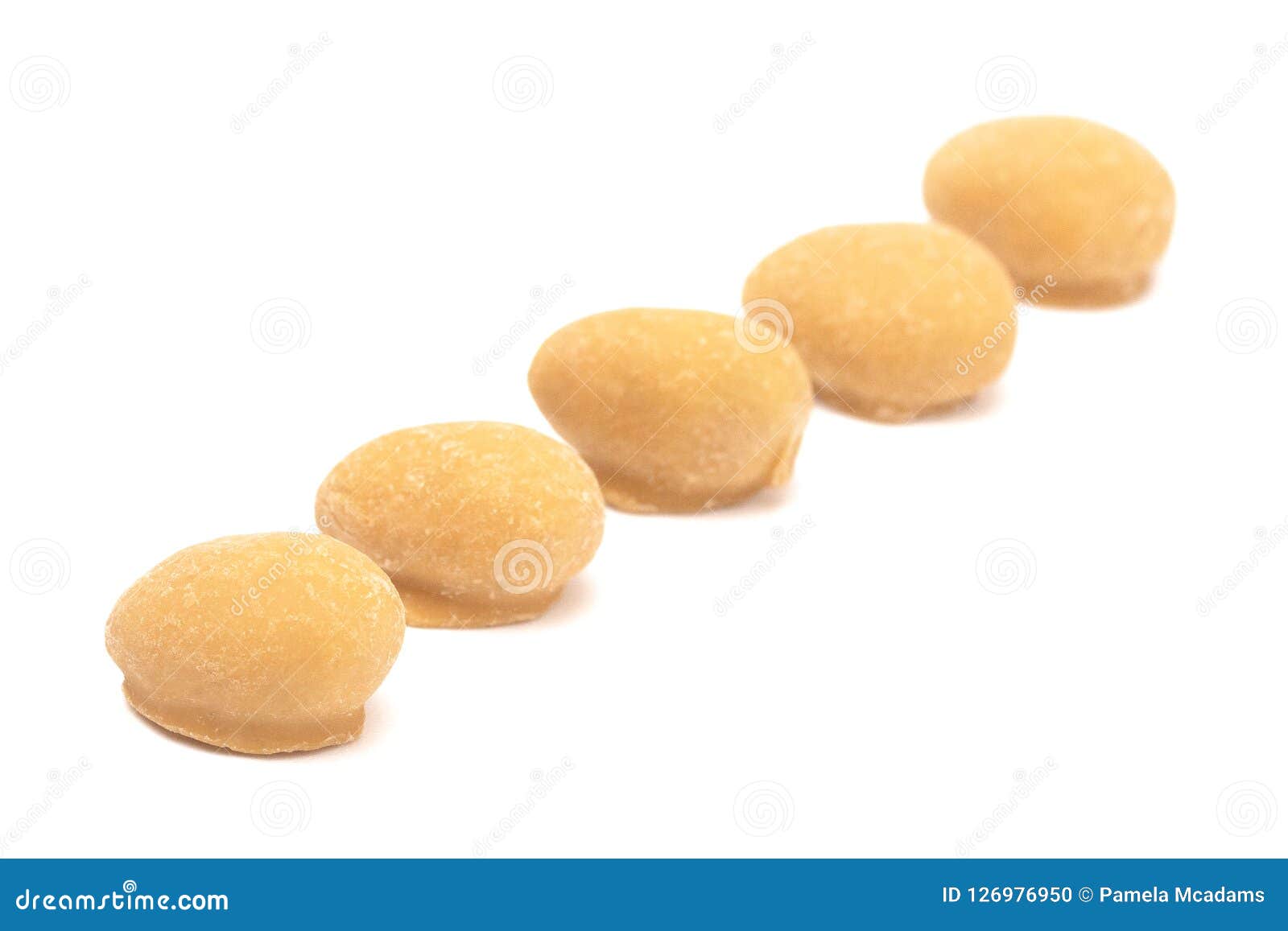 Toffee and Peanut Candies Covered in Maple Stock Photo Image of