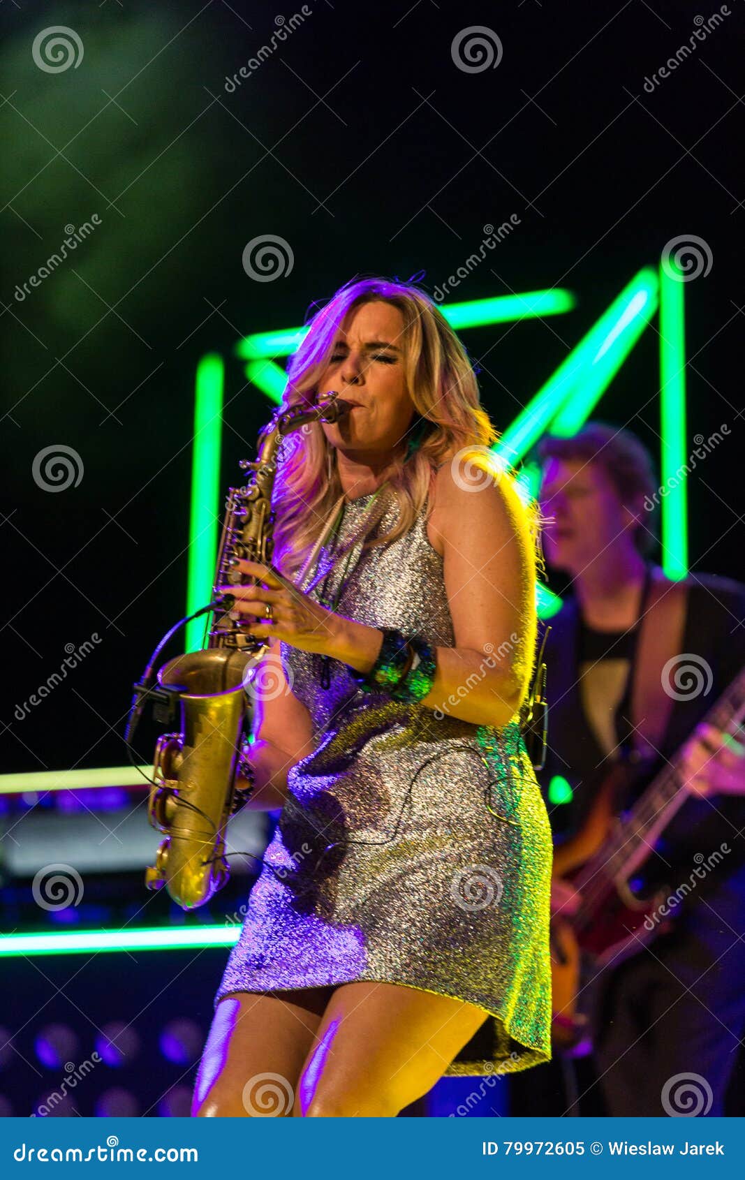 Candy Dulfer editorial image. Image of alto, cracow, celebrity 79972605