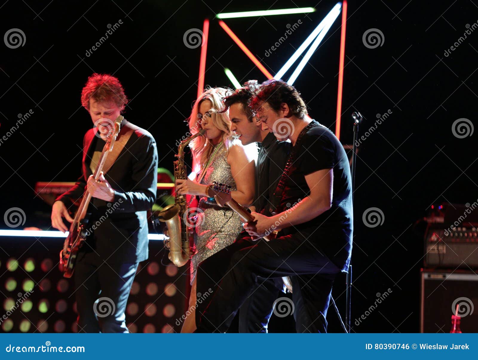 Candy Dulfer Live on Stage in ICE Cracow Editorial Photo Image of