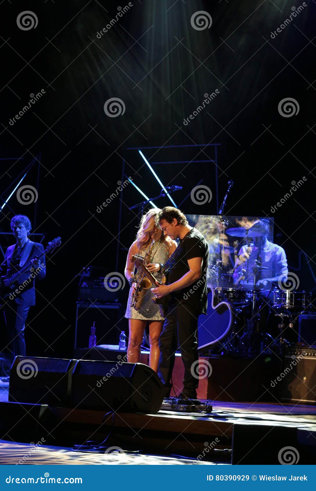 Candy Dulfer Live on Stage in ICE Cracow Editorial Stock Image Image
