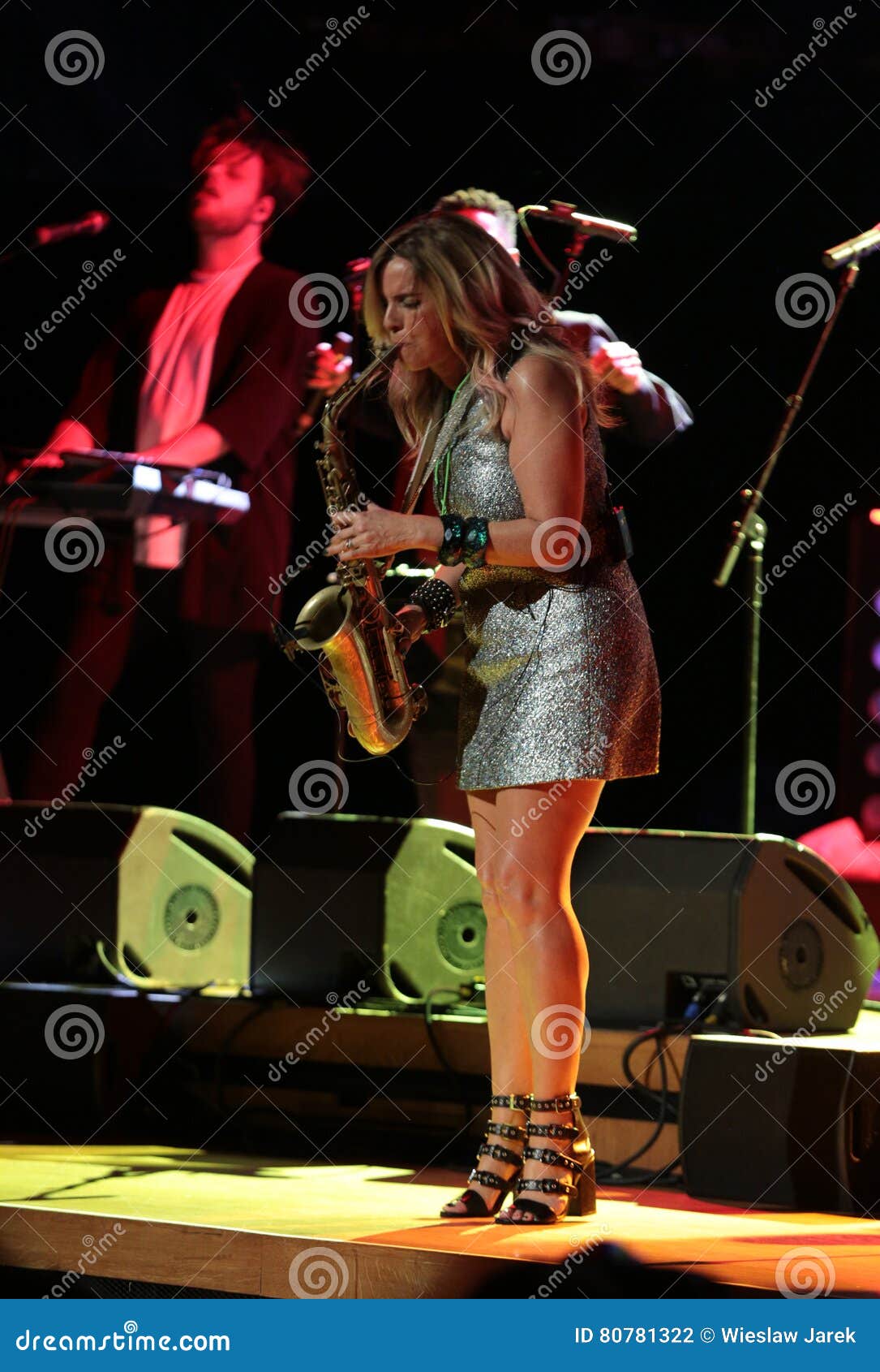 Candy Dulfer Live on Stage in ICE Cracow, Editorial Photography Image