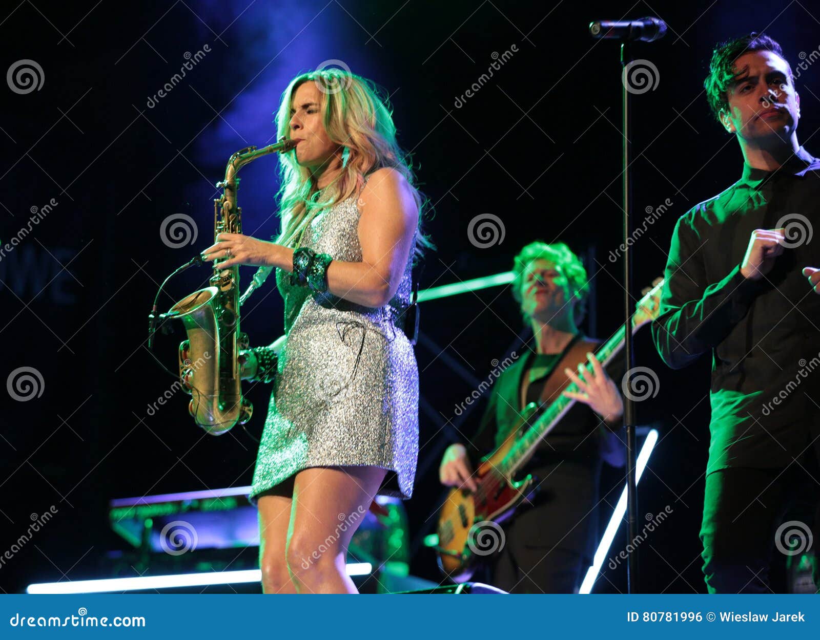 Candy Dulfer Live on Stage in ICE Cracow, Editorial Photo Image of