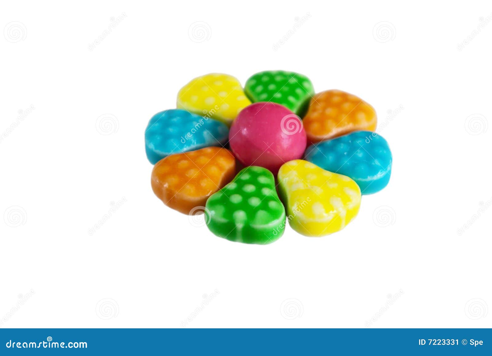 Candy flower stock image. Image of jolly, bonbons, food 7223331