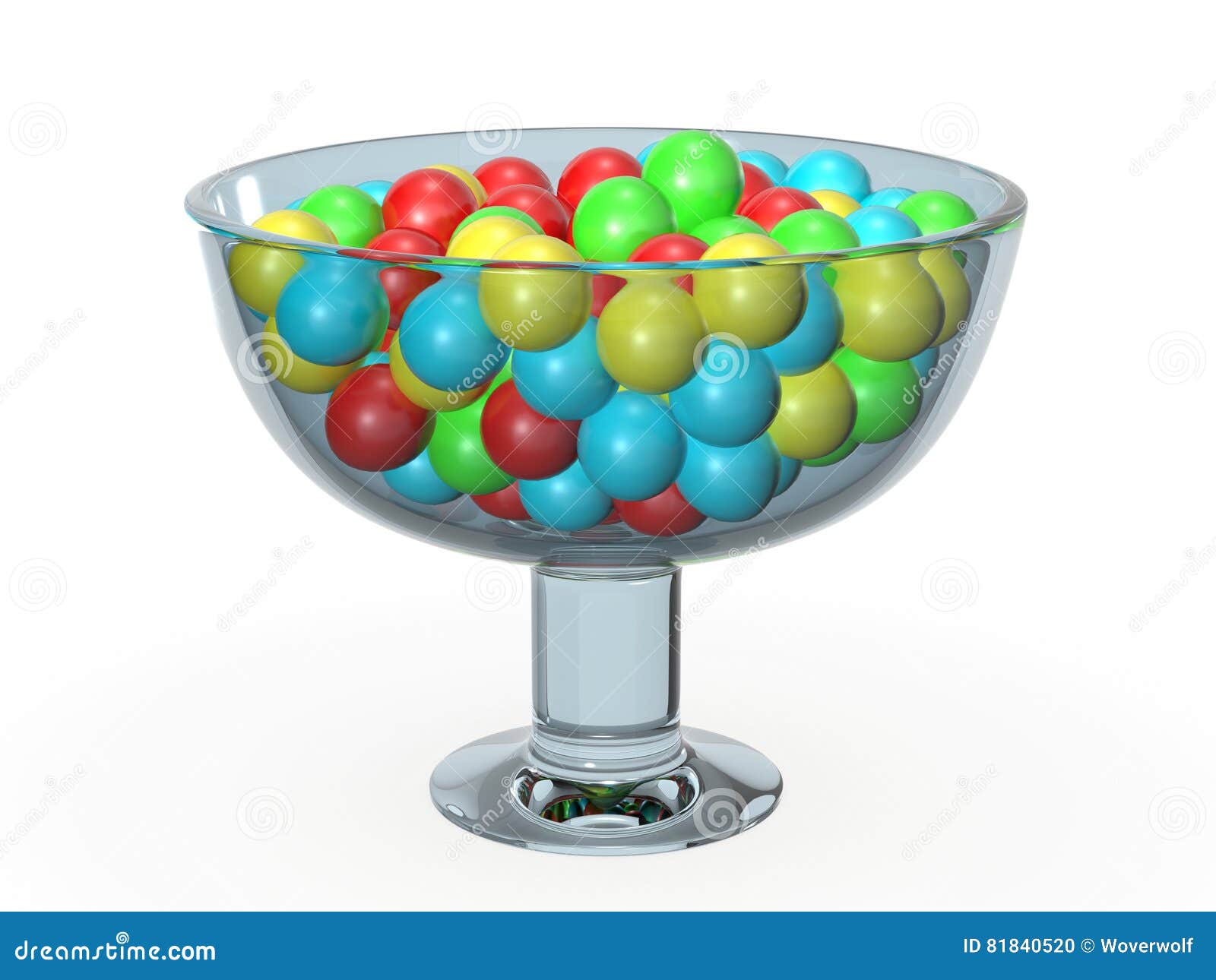 Candy in a glass vase stock illustration. Illustration of dessert