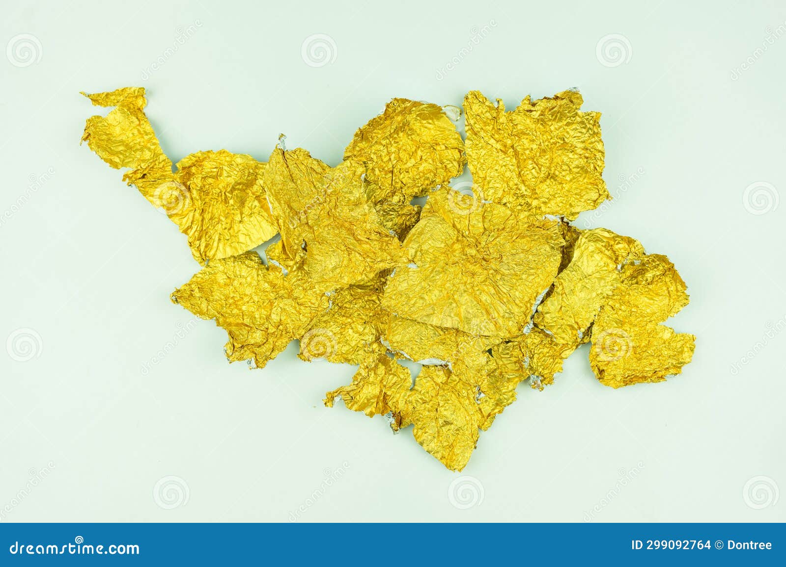 Candy Golden Wrapper is Empty and Open Stock Photo Image of golden
