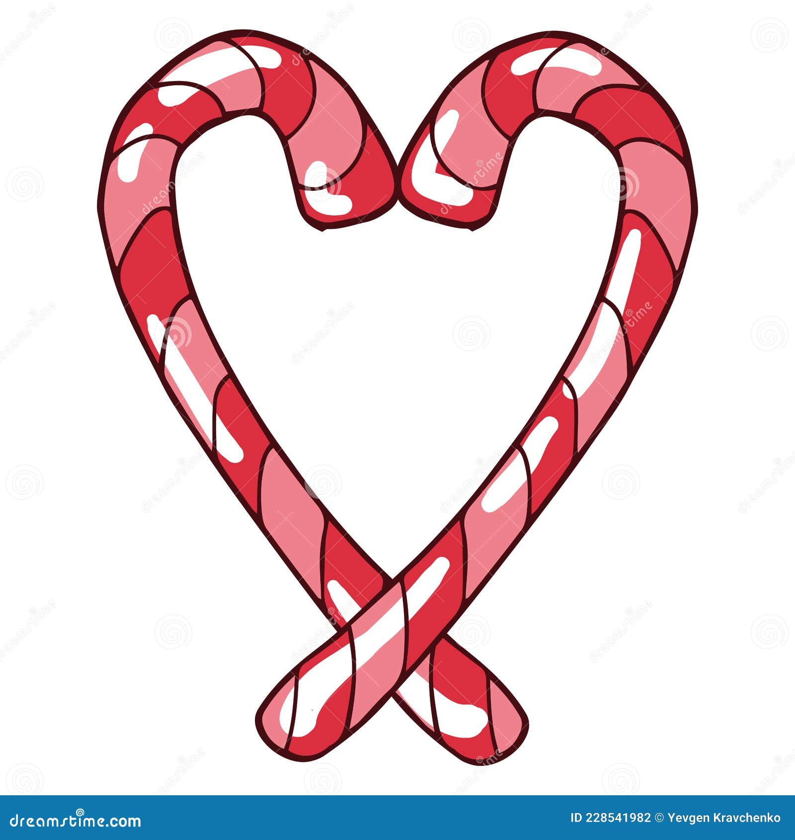 Candy cane sketch drawing. Stock Vector | Adobe Stock