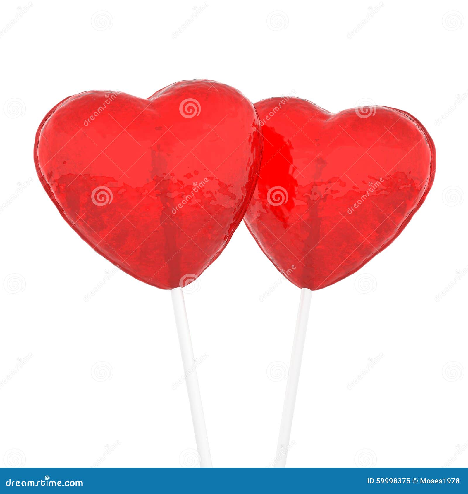 Candy hearts stock illustration. Illustration of lollipop 59998375