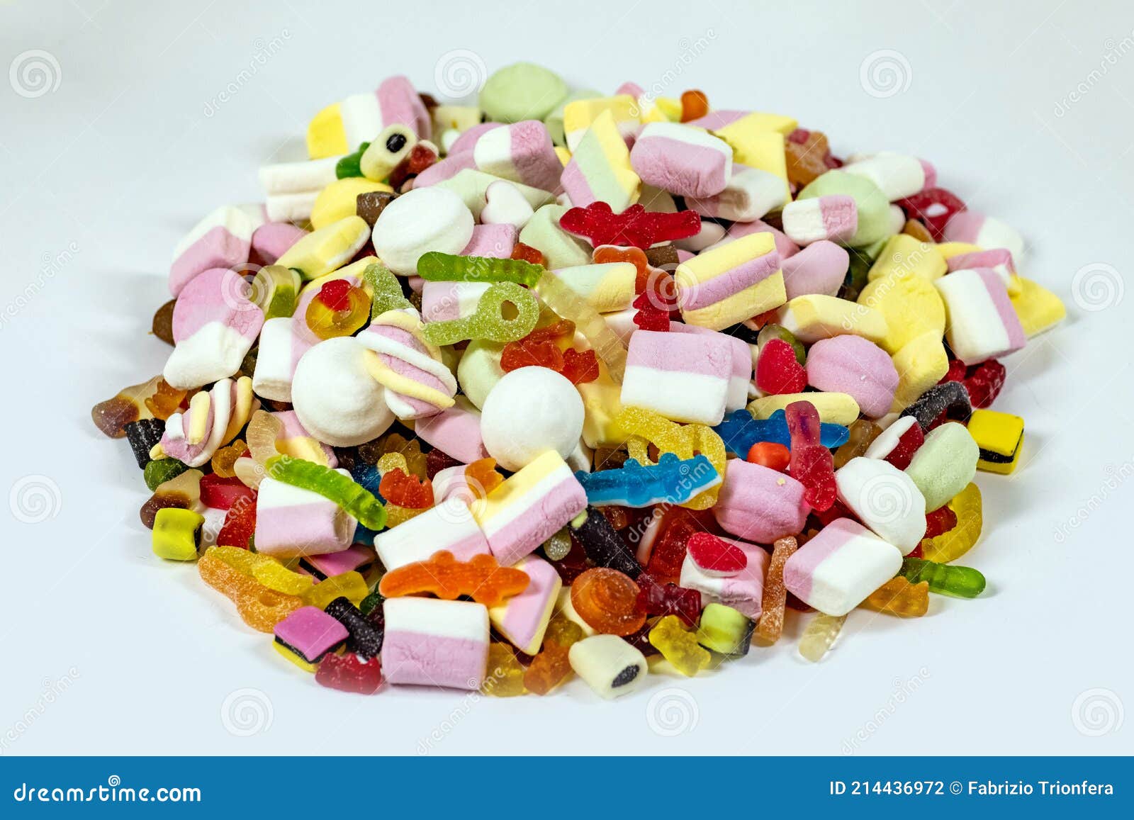 Candy Hill a Hill Made of Candies Stock Photo Image of brown, color