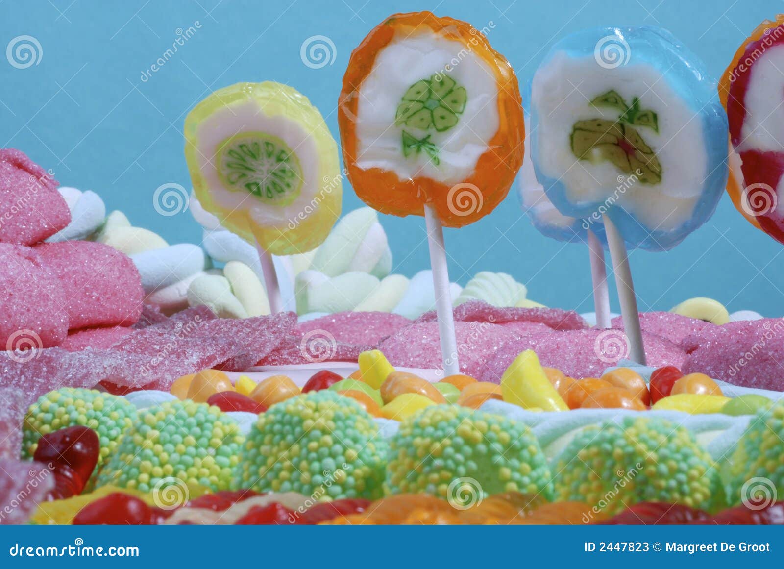 Candy land stock image. Image of marshmallow, candy, colorful 2447823