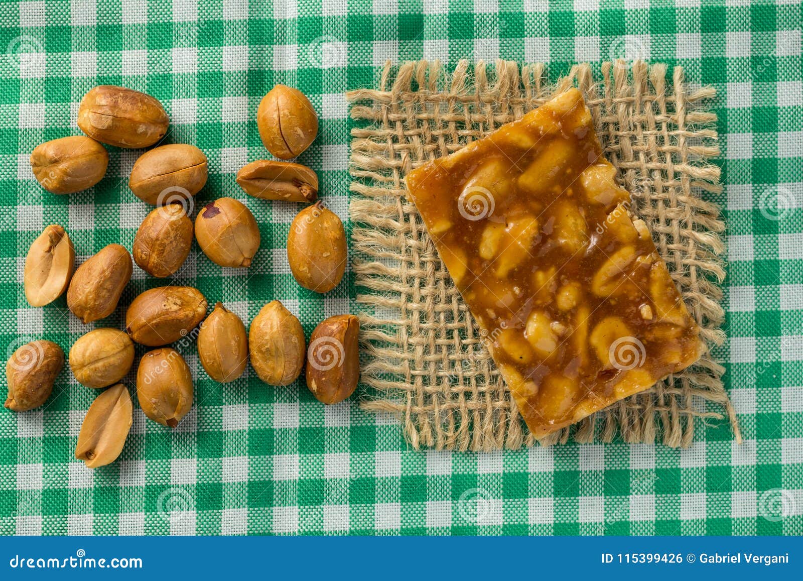 candy with peanut: pe de moleque in brazil and chikki in india.