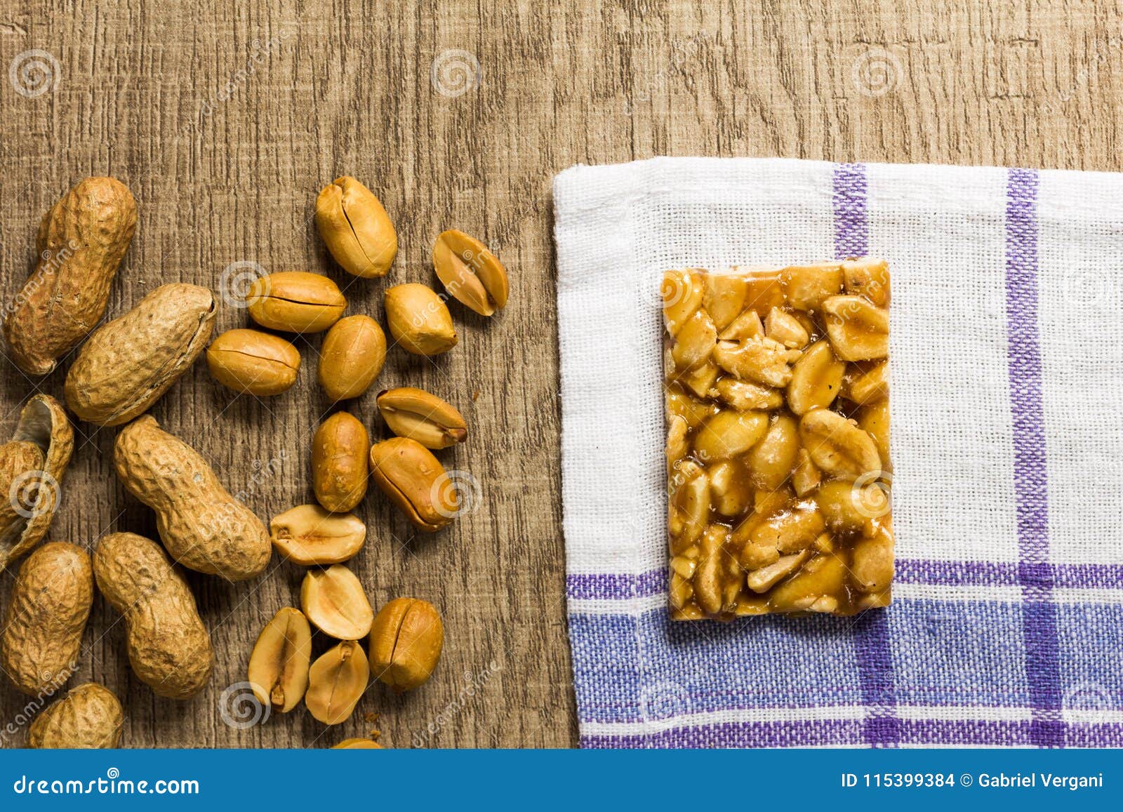 candy with peanut: pe de moleque in brazil and chikki in india.