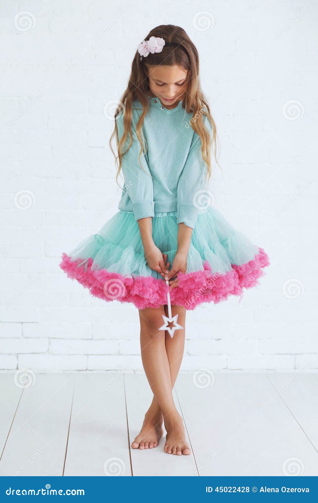 Candy princess stock photo. Image of barefoot, holiday - 45022428