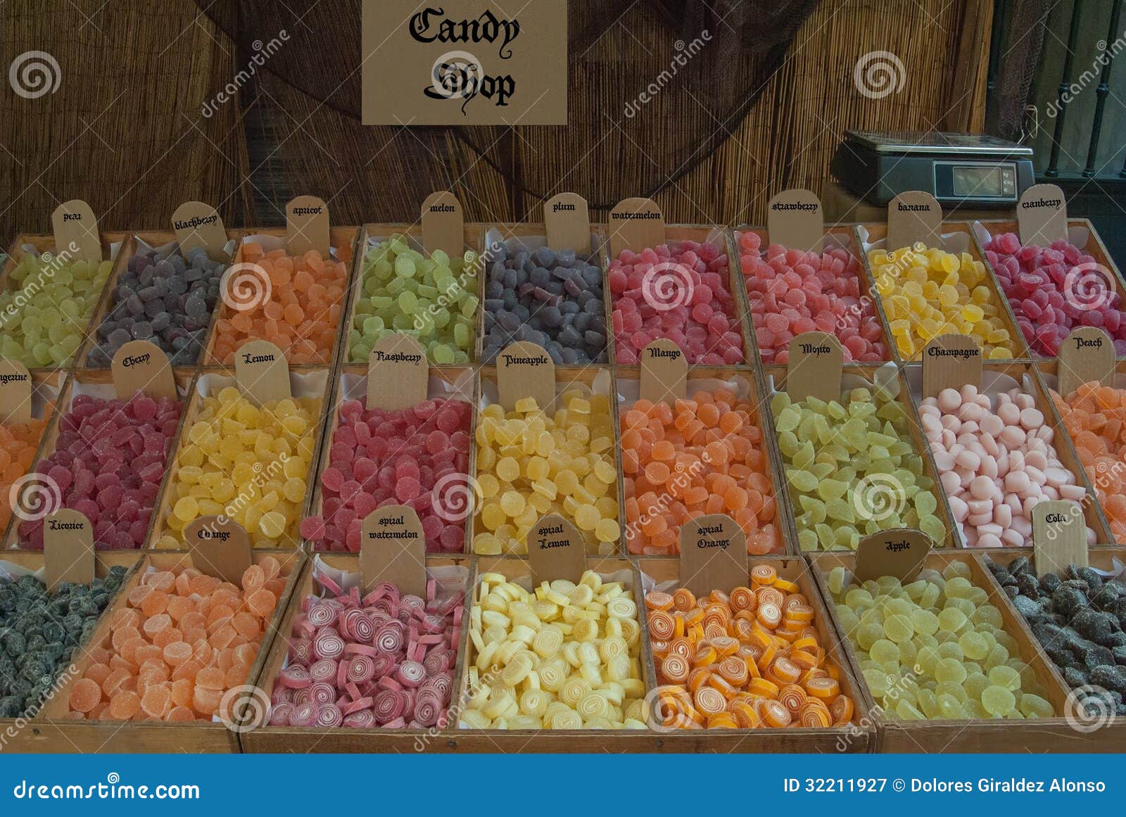 Candy shop stock image. Image of market, elegance, colored 32211927