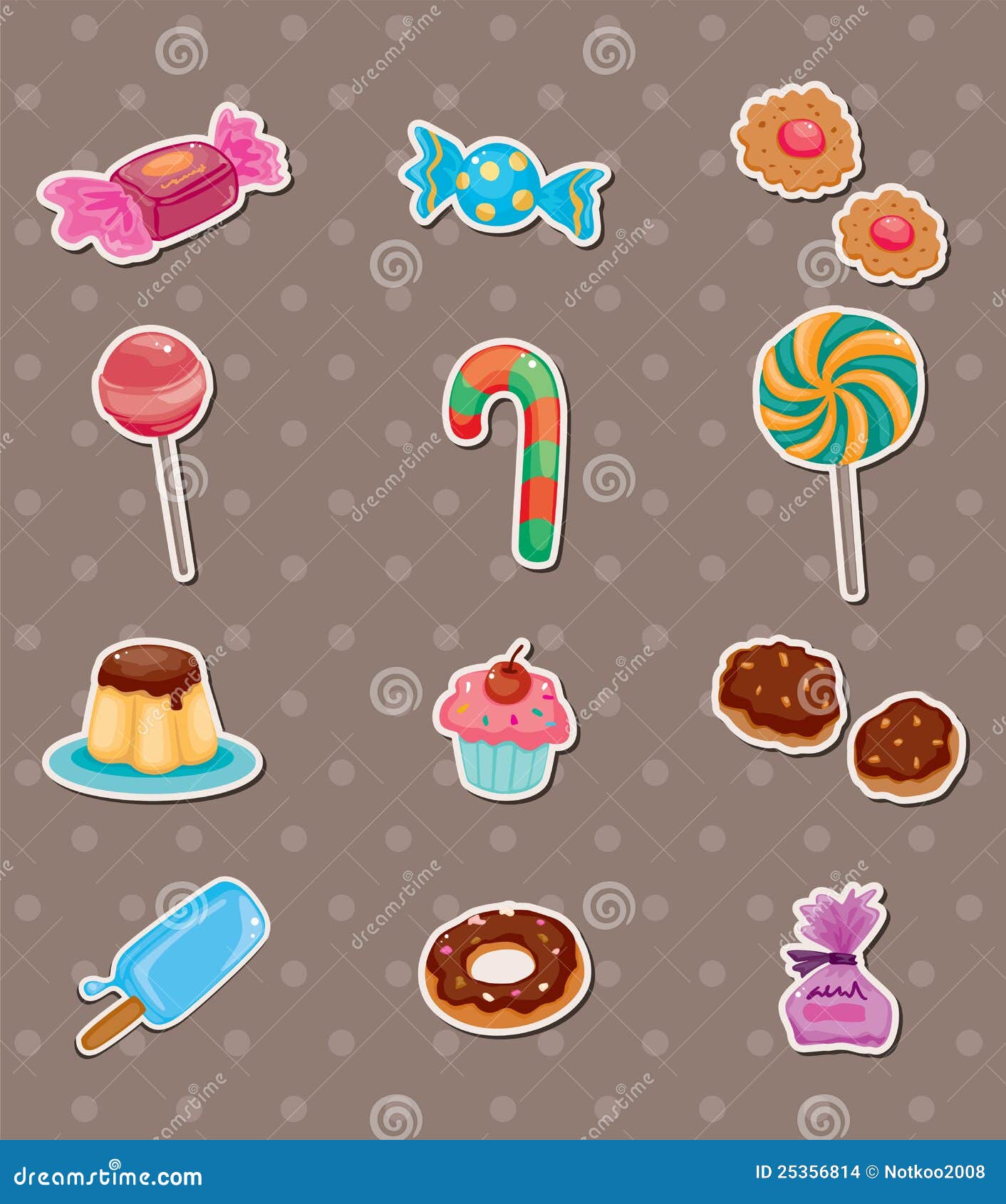 Candy stickers Vectors & Illustrations for Free Download