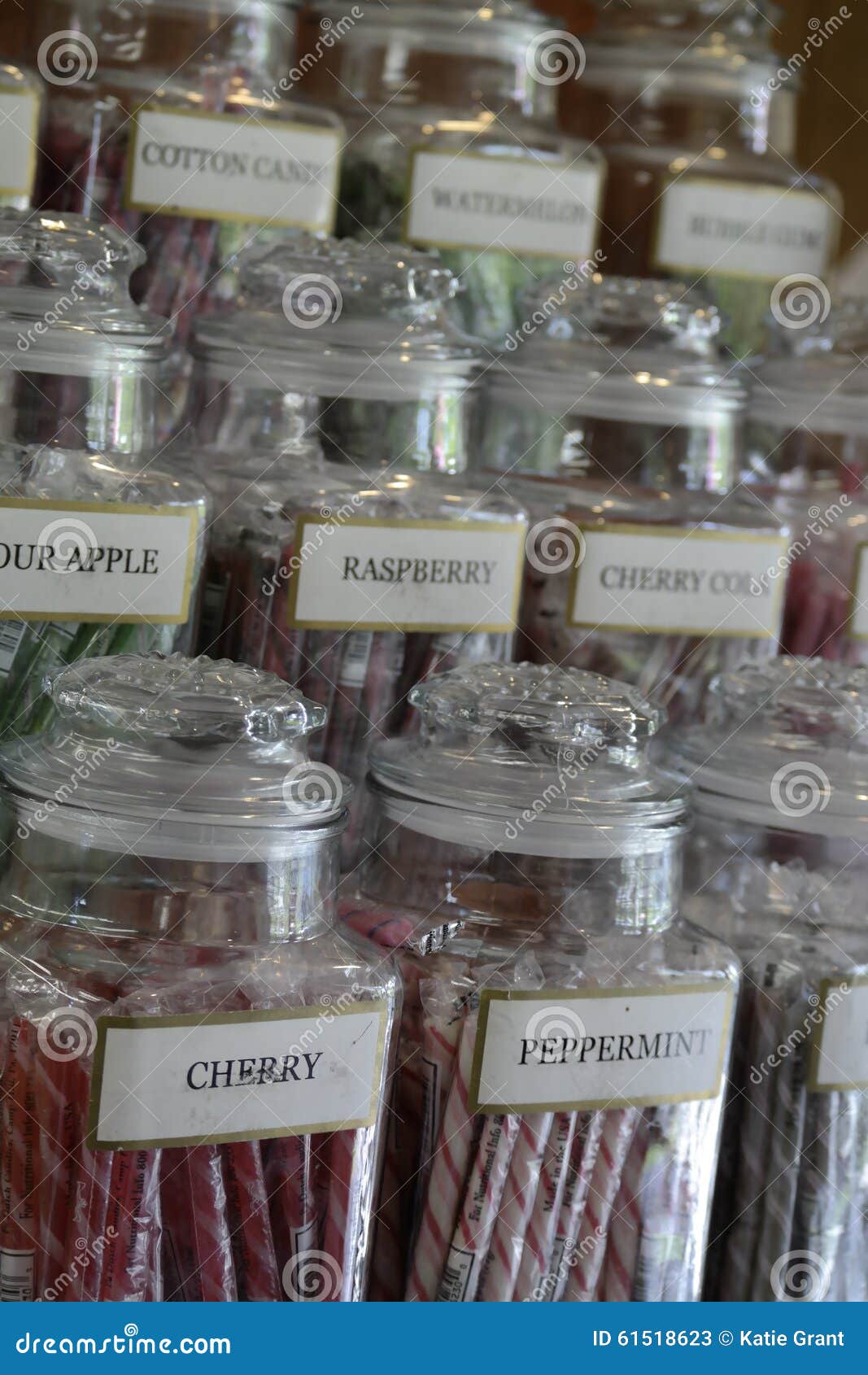 VIntage Candy Store stock image. Image of peppermint 61518623