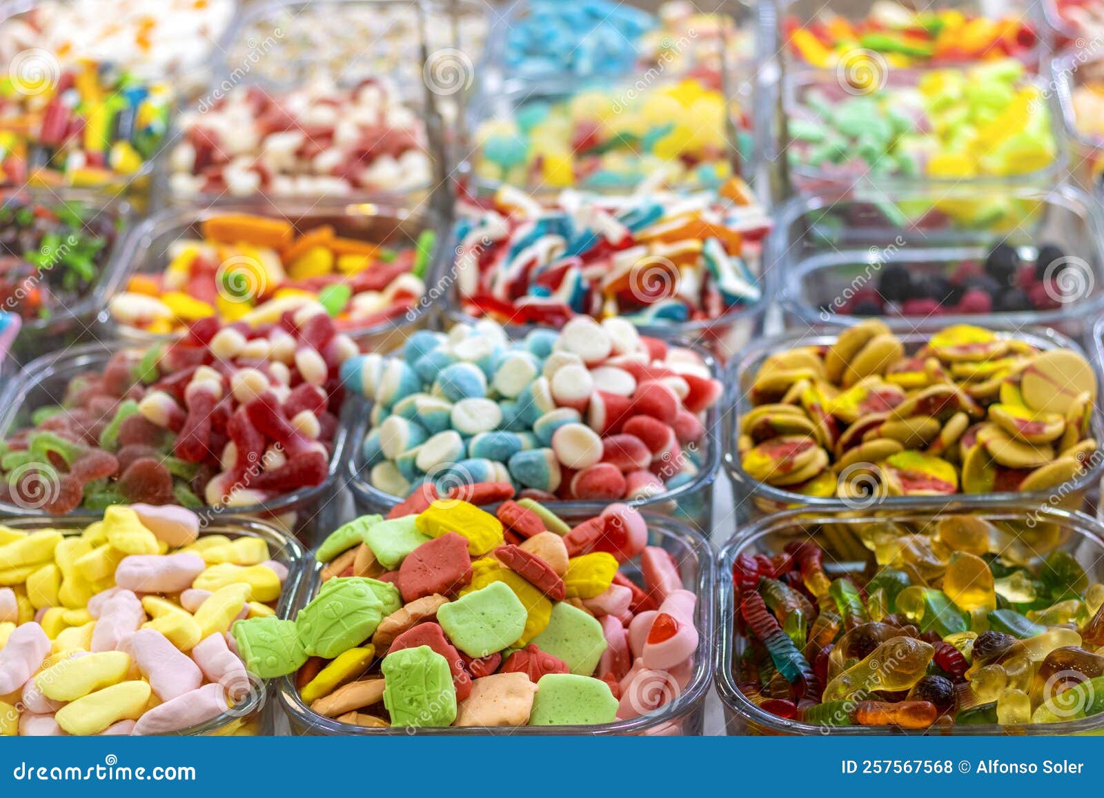 Candy. Candy Store in a Spanish Market Stock Photo Image of choice