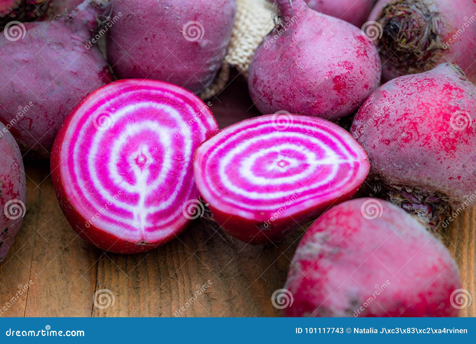 Candy Stripe Beet Stock Image Image Of Lamb Focus