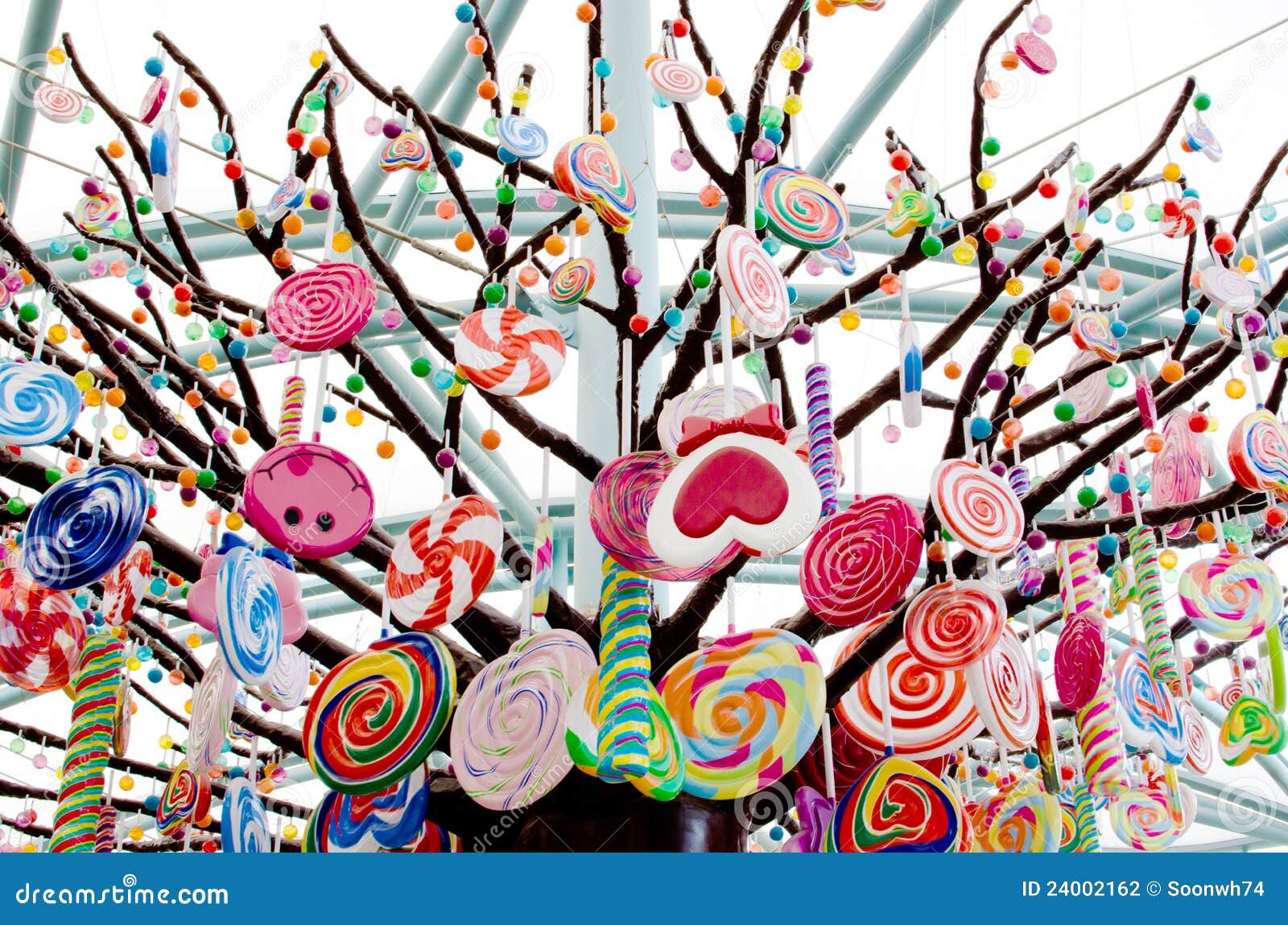Candy Tree Stock Photography Image 24002162