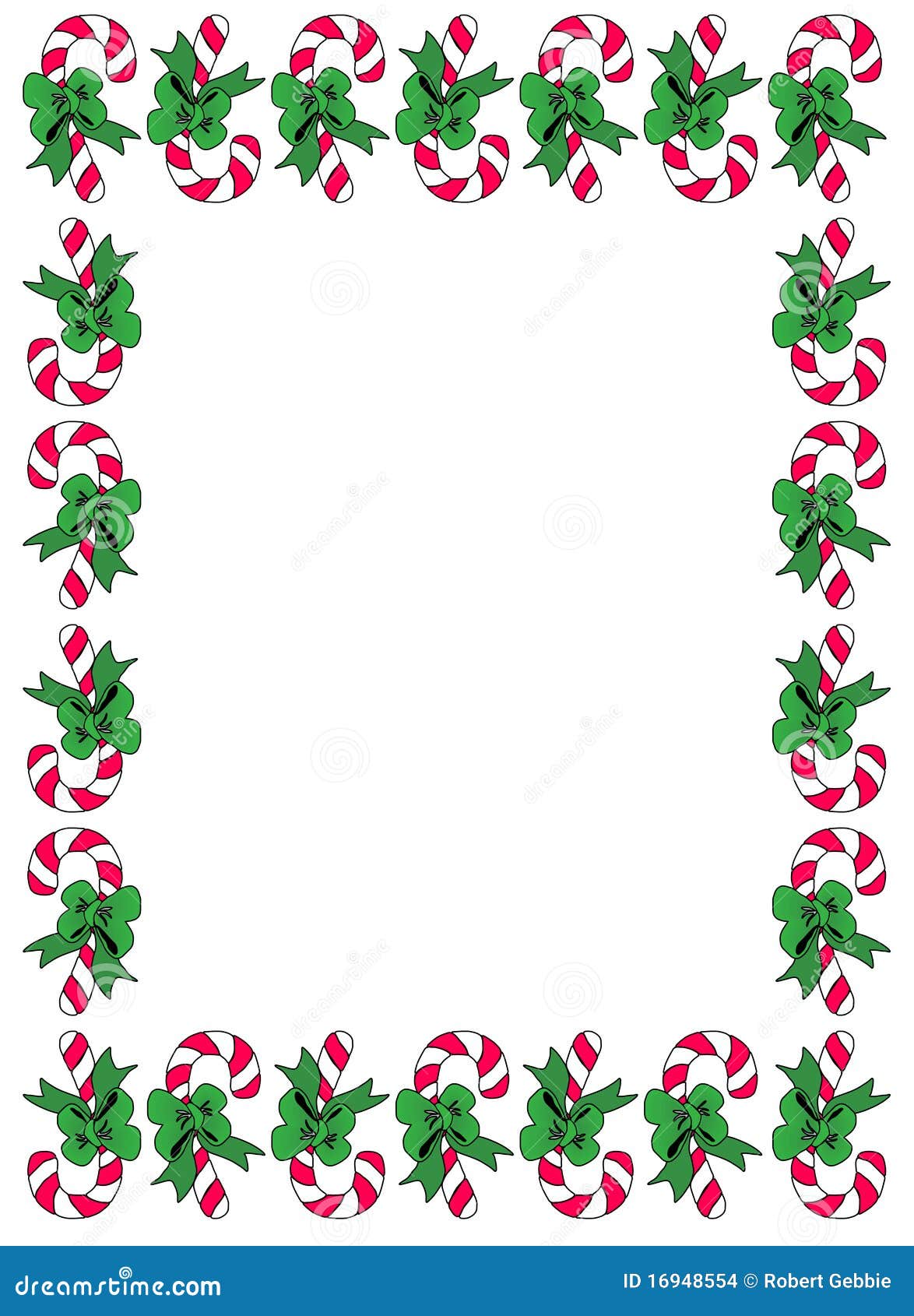 christmas candy border clipart