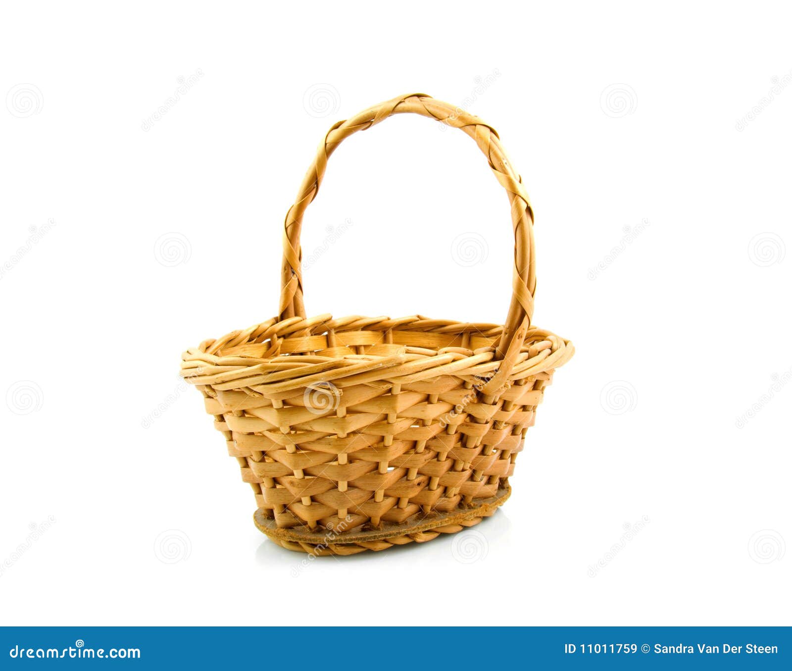 Cane basket stock image. Image of canework, handle, shopping 11011759