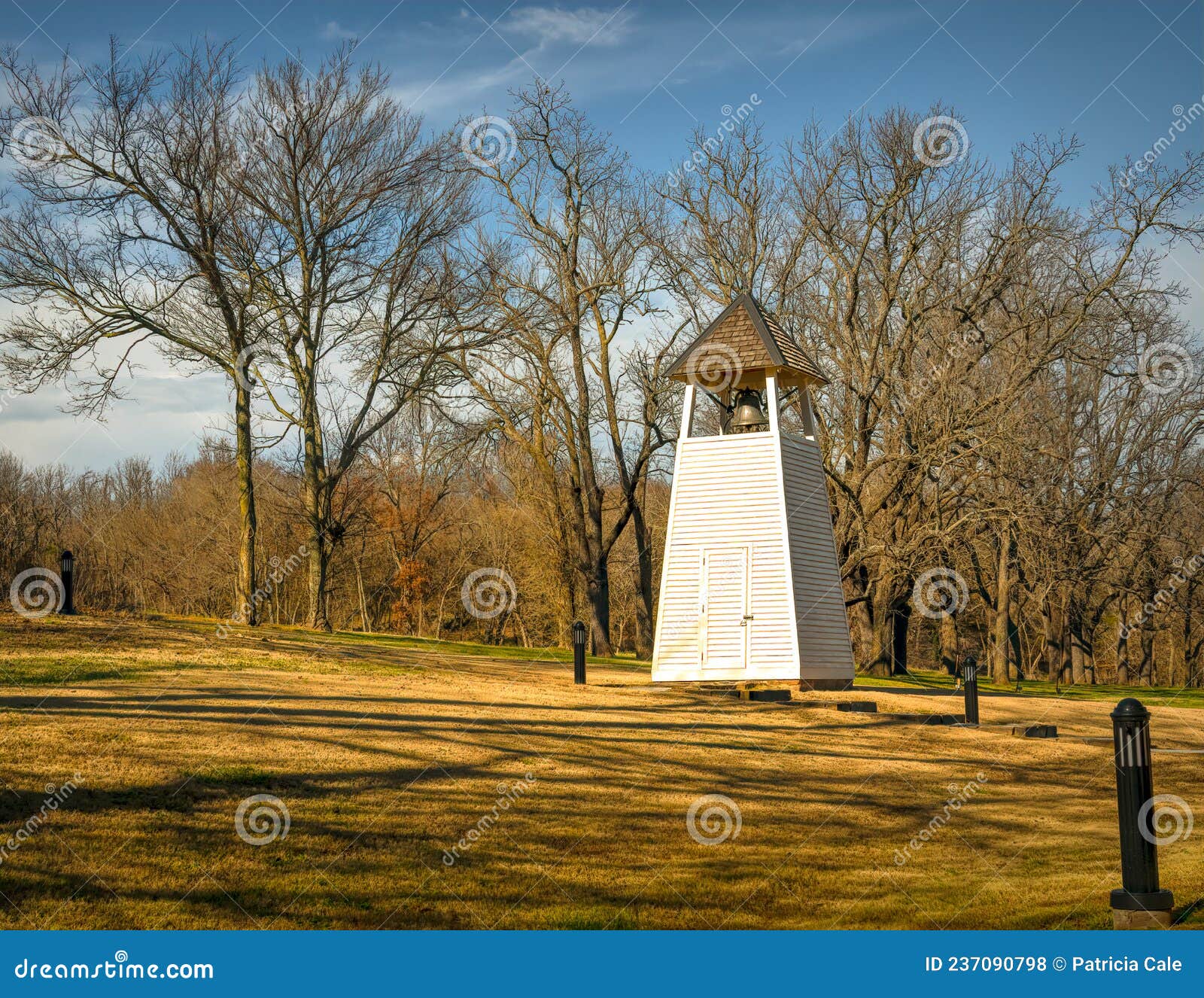 Bell Tower at Cane Hill Arkansas Stock Photo Image of united, towers