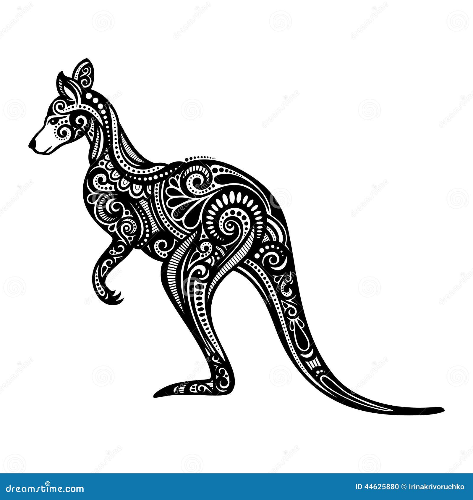 Download Canguro Decorativo Di Vettore Illustrazione Vettoriale ...