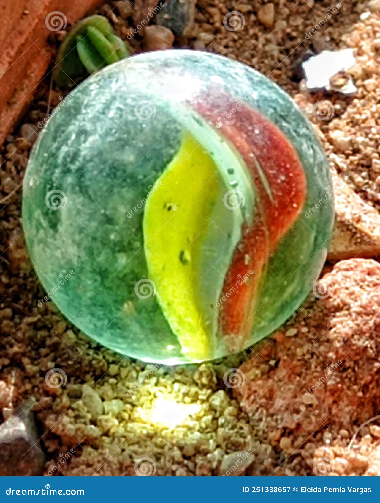 canica toy cristal ball metra transparent