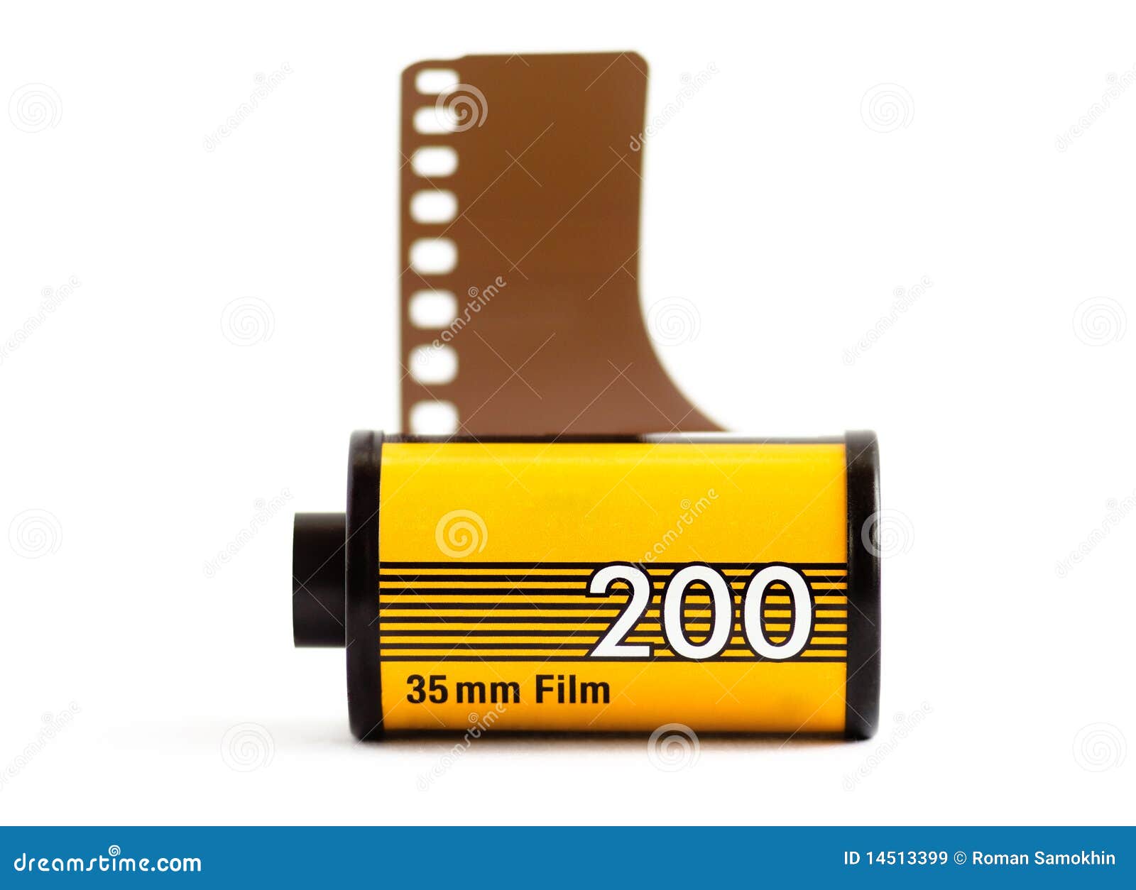 Canister of 35mm film stock image. Image of unexposed 14513399
