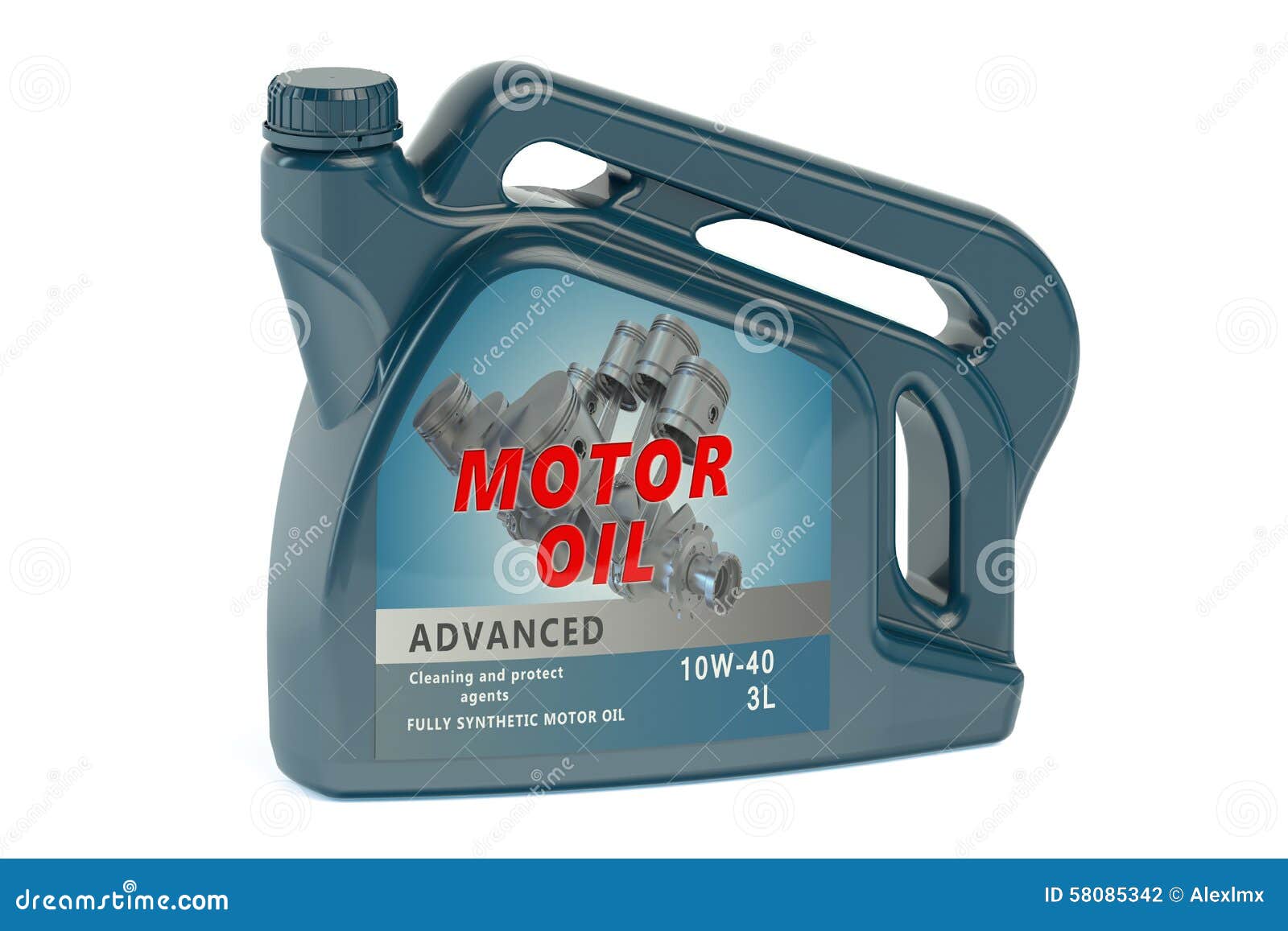 Canister motor oil stock illustration. Illustration of plastic - 58085342